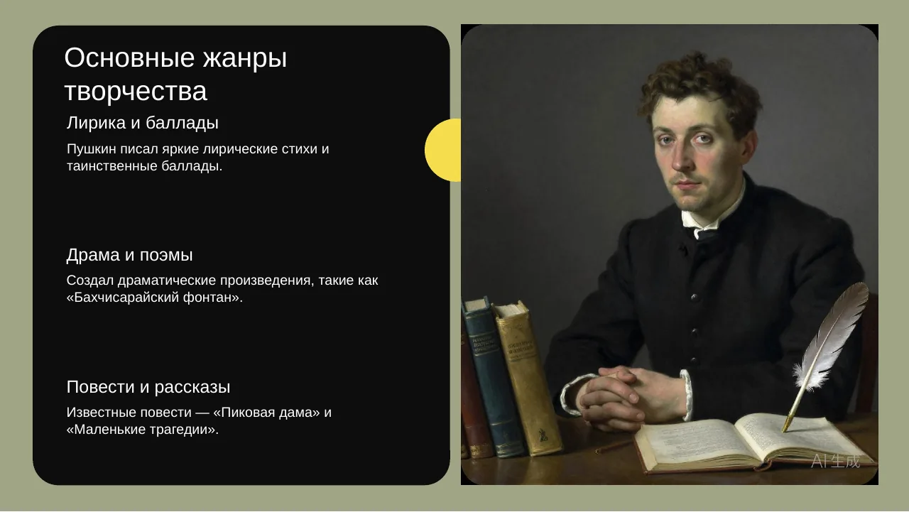 Презентация о Пушкине — слайд 4