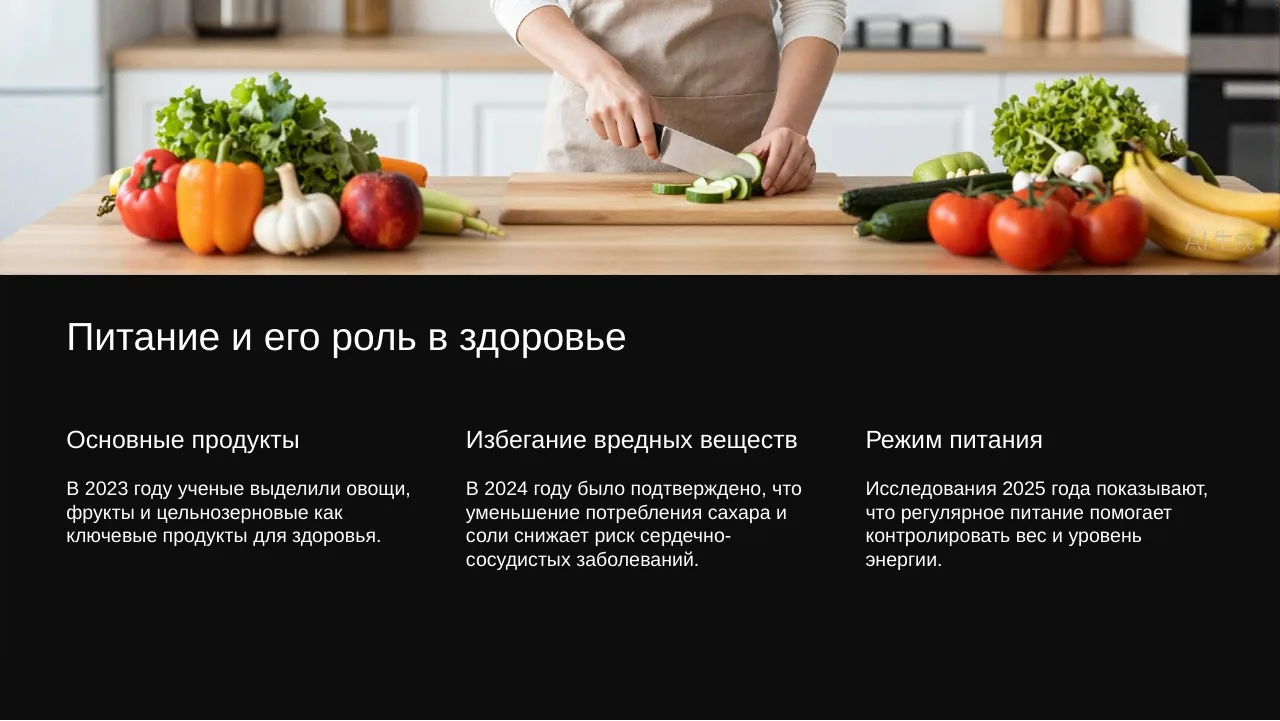 Презентация о здоровом образе жизни — слайд 3